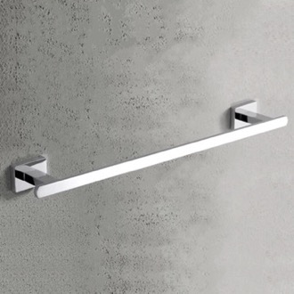 Towel Bar Towel Bar, 18 Inch, Modern, Chrome Nameeks NCB23